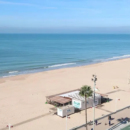 Casa Brasil - 1ª Linea Playa Con Parking Incluido 加的斯