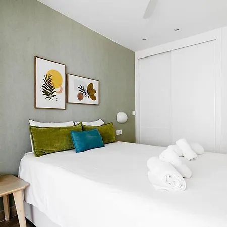 Апартаменты Casa Brasil - 1ª Linea Playa Con Parking Incluido Кадис